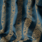 Jaqueline Stripes Luxury Blue Gold