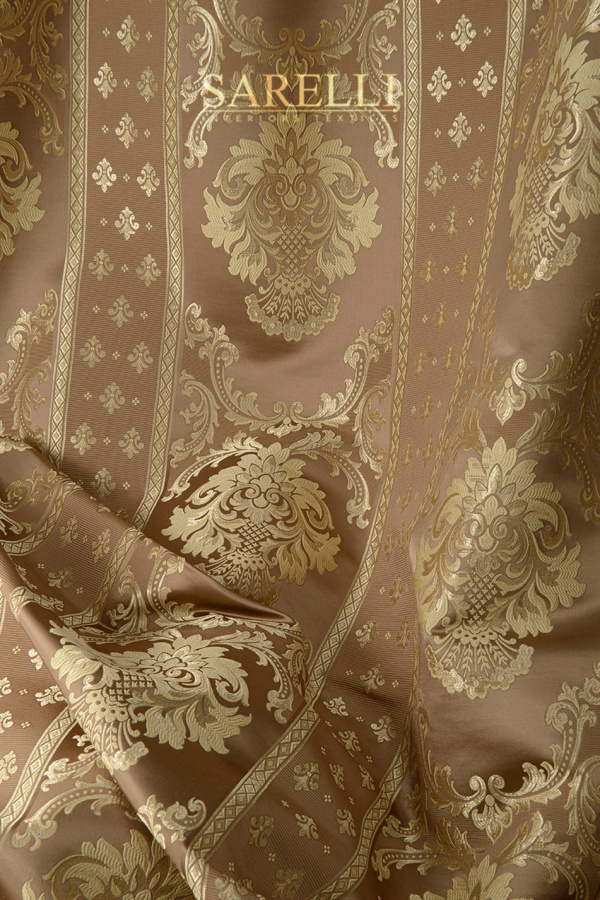 Medici Flower Elegant Brown Gold