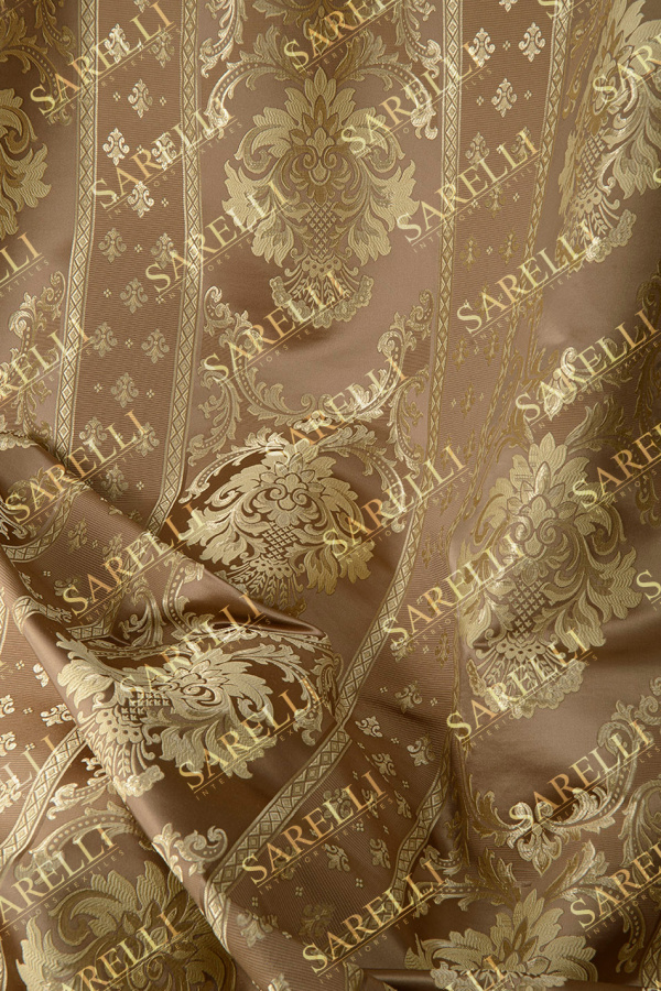 Medici Flower Elegant Brown Gold