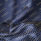 Medici Geometric Night Blue Silver