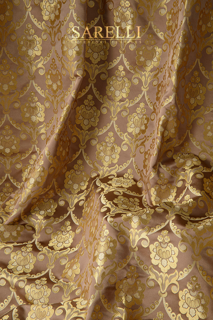 Portofino Flower Elegant Brown Gold