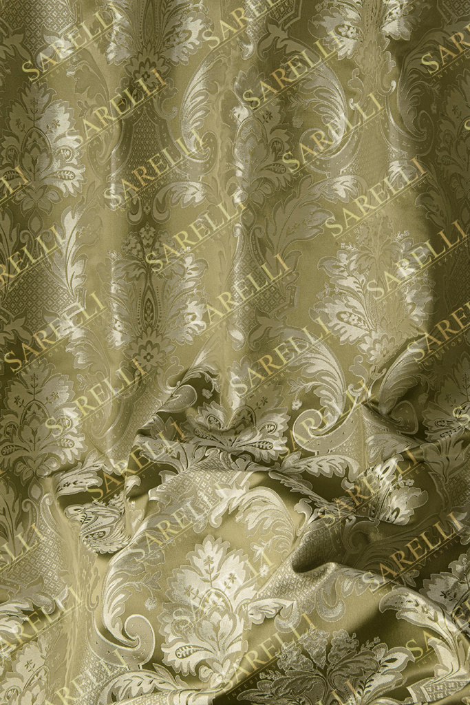 Timeless-Fabrics Main Classic Green Silver