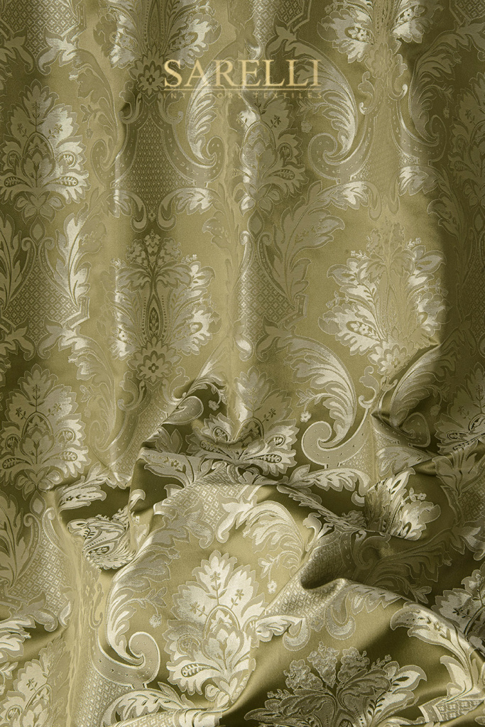 Timeless-Fabrics Main Classic Green Silver