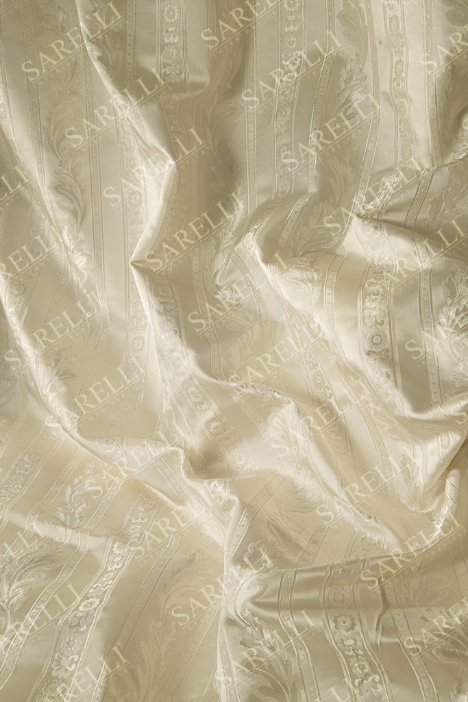 Timeless-Fabrics Stripes Antique White Silver