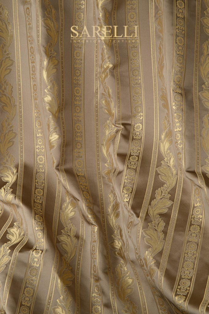Timeless-Fabrics Stripes Fume Gold