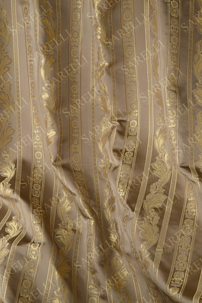 Timeless-Fabrics Stripes Fume Gold