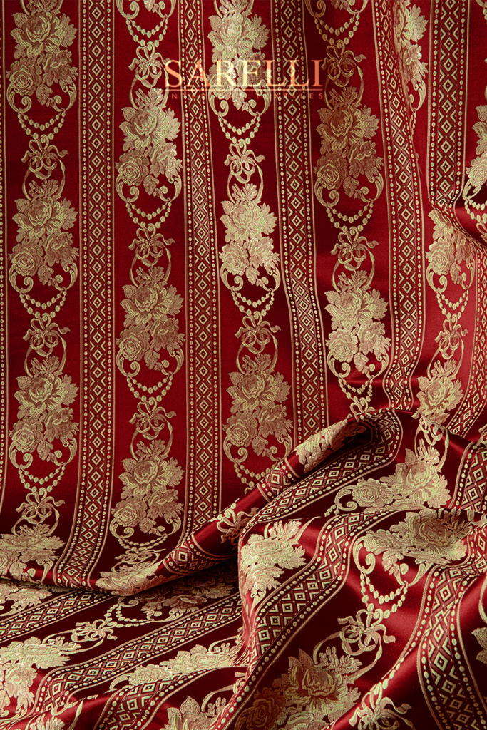 Vivaldi Stripes Imperial Red Gold
