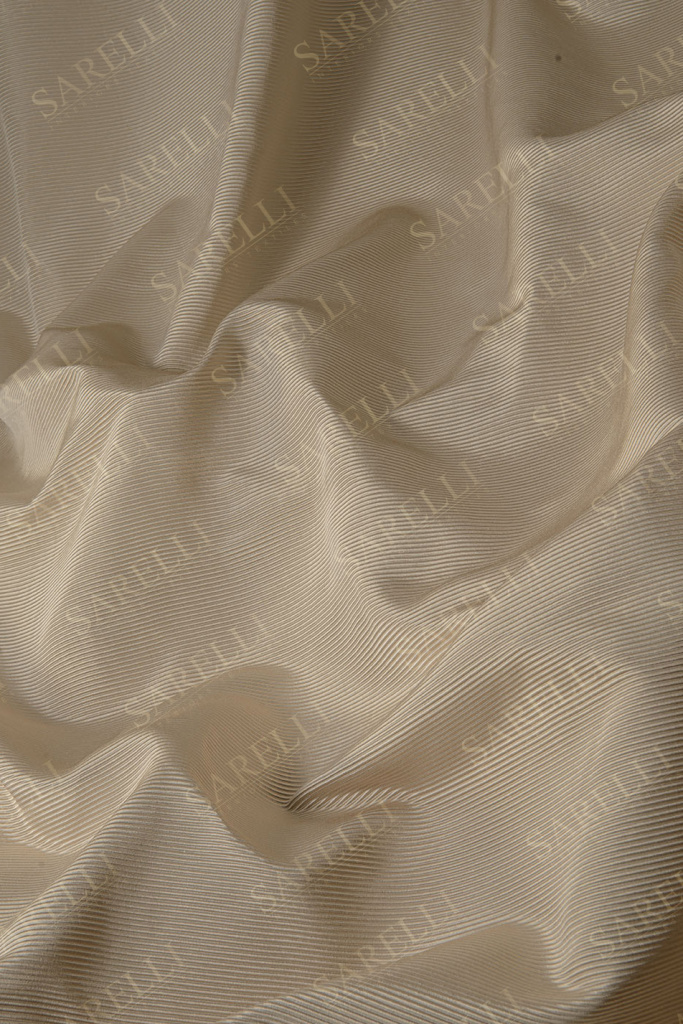 Ophelia Plain Color Cream Silver