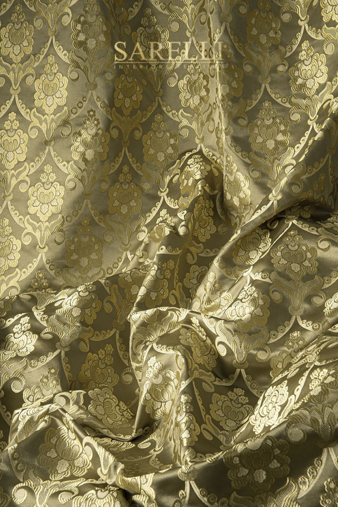 Portofino Flower Coordinated Classic Green Gold