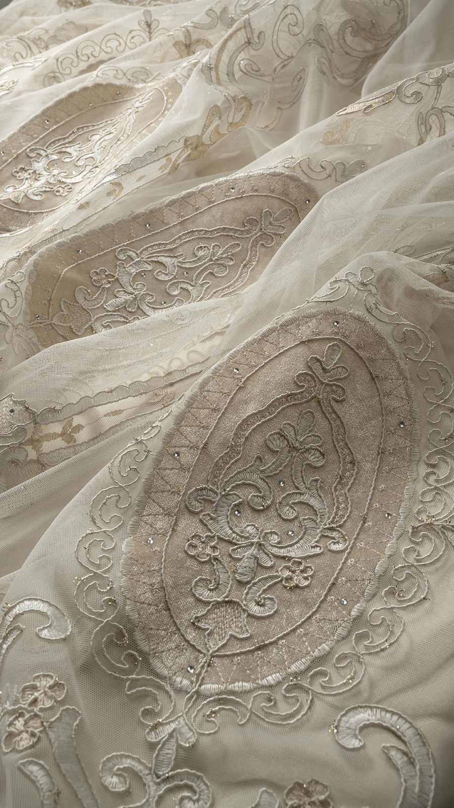 Sheer Curtains Collection Decorative Curtains fabric image RO-ANWH view 1