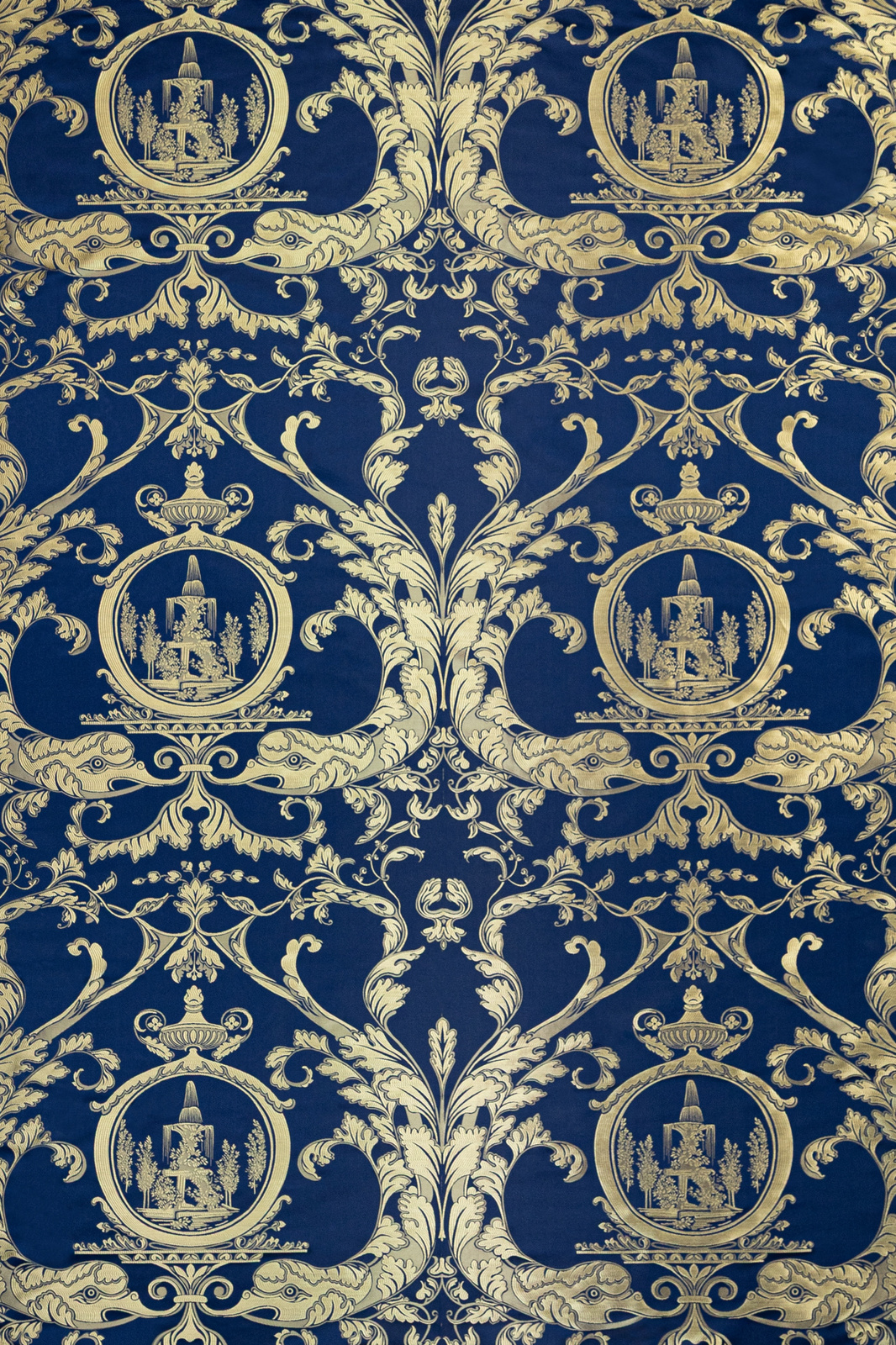 Paris Collection Main Design fabric image NB view 1